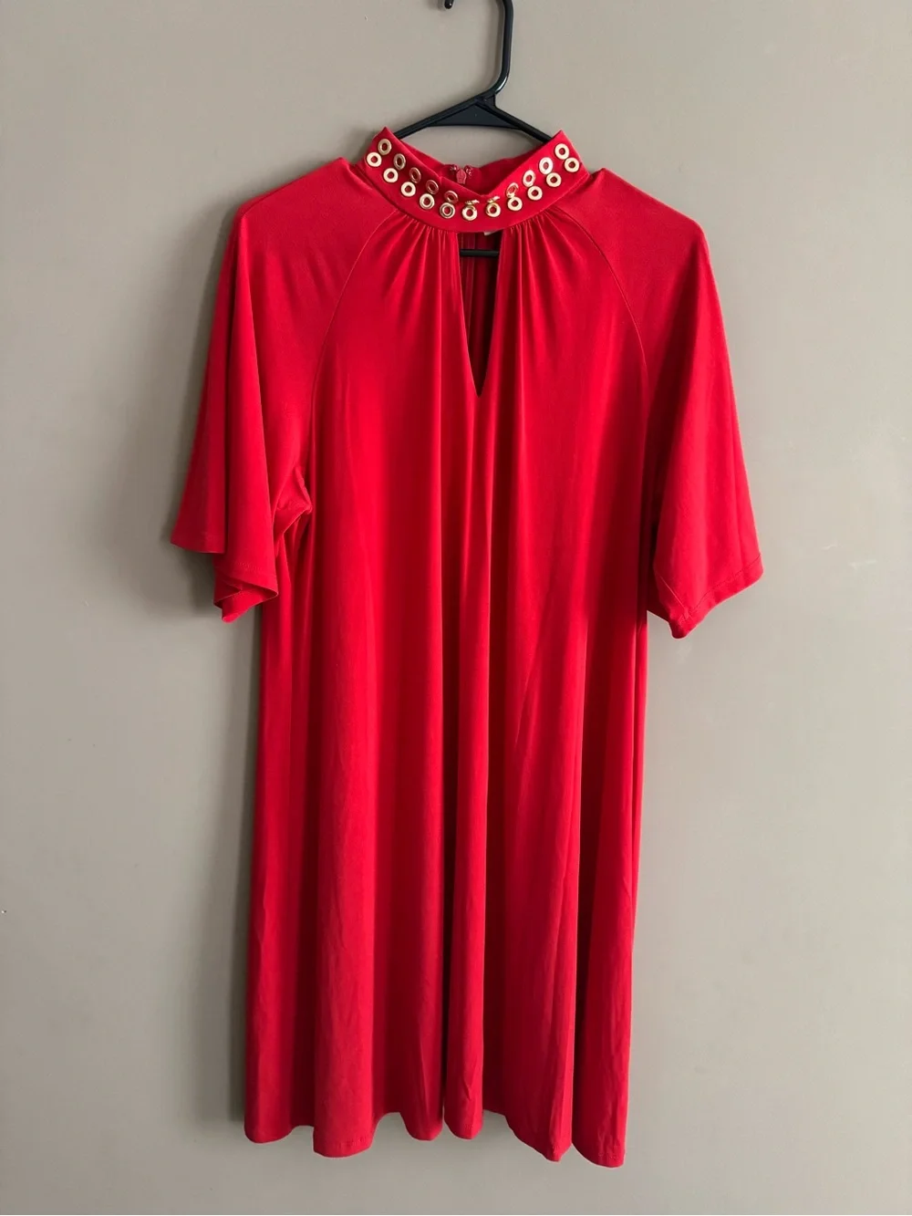MICHAEL Michael Kors Grommet- Neck Keyhole Dress